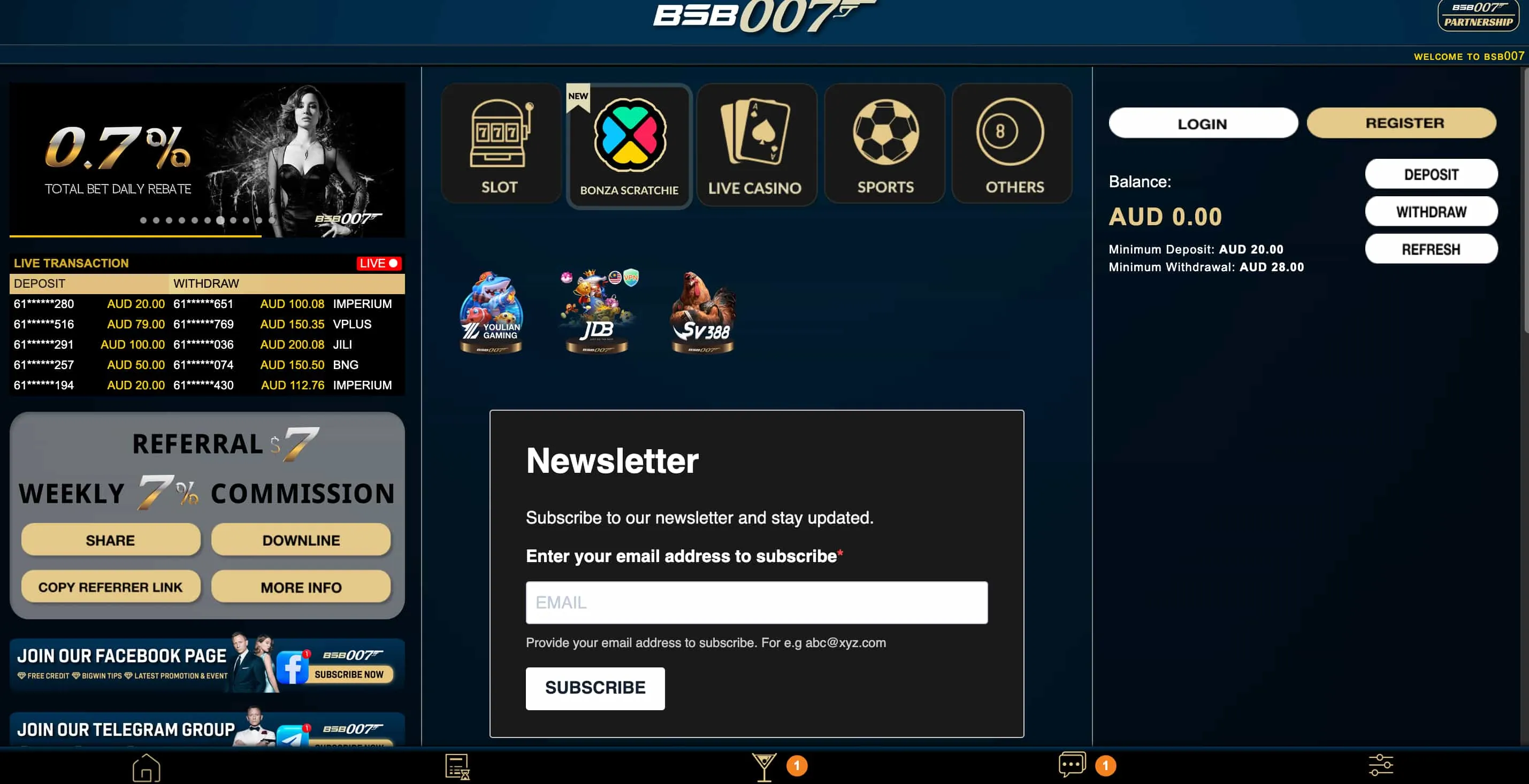 Payments and Withdrawals for Australian Players